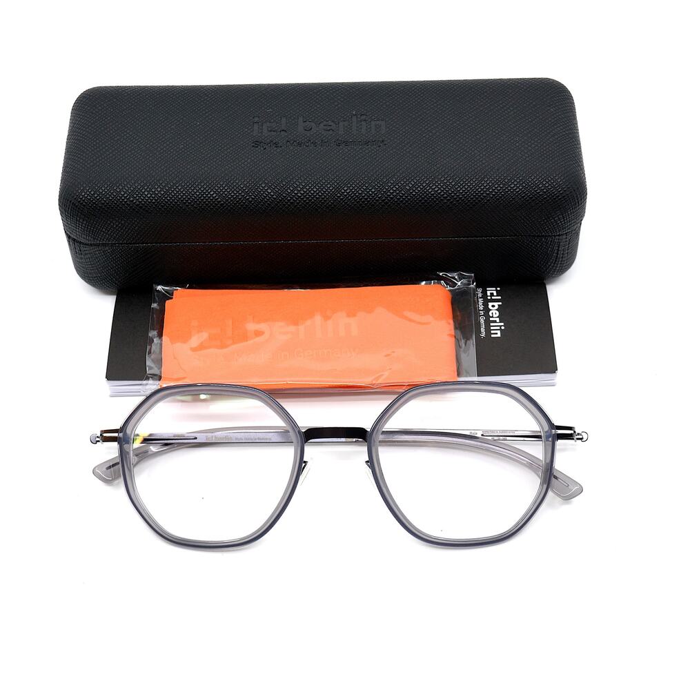 IC! BERLIN RAJA GREY AUTHENTIC UNISEX EYEGLASSES - Picture 11 of 12